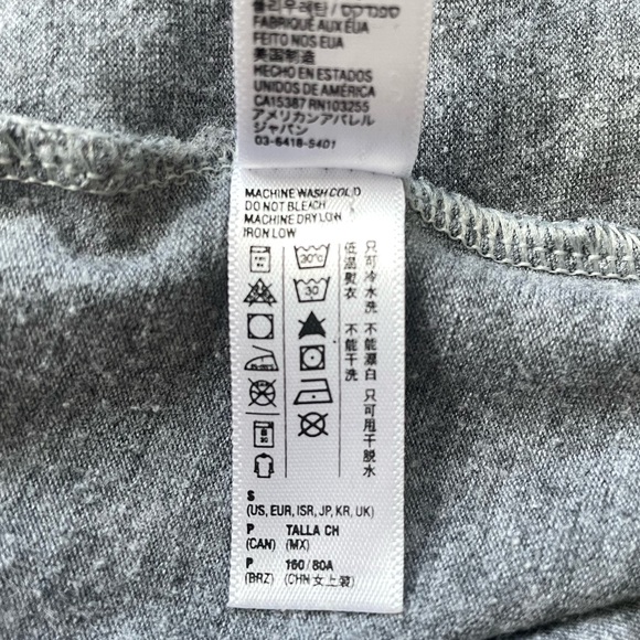 VGUC, American Apparel Women’s Classic Dark Gray Cotton Leggings Tights Size S - Picture 12 of 13